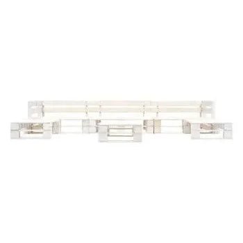 Set de muebles de palés para jardín de 6 piezas fabricado en madera de pino en color blanco de vidaXL 2