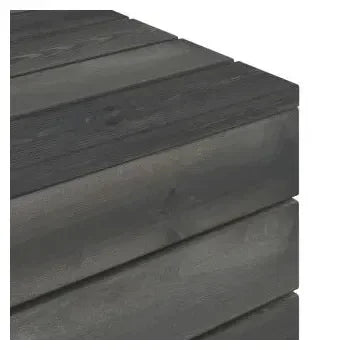Conjunto de muebles de jardín de palets de madera maciza de pino y tela Beige de vidaXL 11