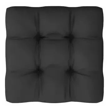 Juego de muebles con sofás y mesa para exterior de madera de pino negro de vidaXL 7