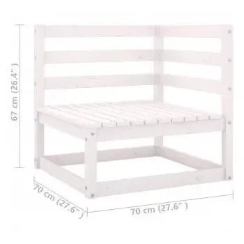 Conjunto de muebles con cojines para jardín de 10 piezas con diseño modular de vidaXL 8