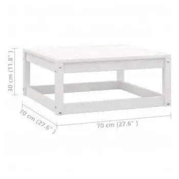 Conjunto de muebles para jardín y terrazas en color blanco y gris antracita de vidaXL 11