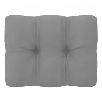 Conjunto de jardín con 9 sofás de madera con cojines y una mesa color natural y gris de vidaXL 6