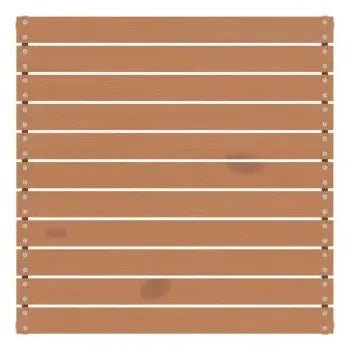 Juego de muebles de jardín con 5 piezas marrón miel de madera maciza de pino de vidaXL 9