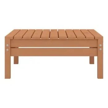 Juego muebles de jardín de 5 piezas fabricadas en madera maciza de pino en color marrón miel de vidaXL 9