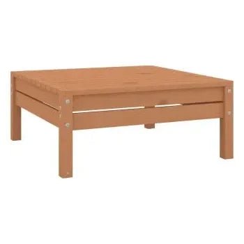 Conjunto mobiliario de 9 piezas para jardín fabricadas en madera de pino maciza con acabado de vidaXL 5
