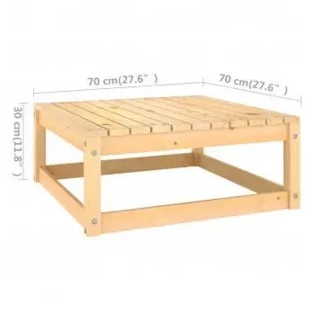 Conjunto de muebles de jardín negro de vidaXL 10