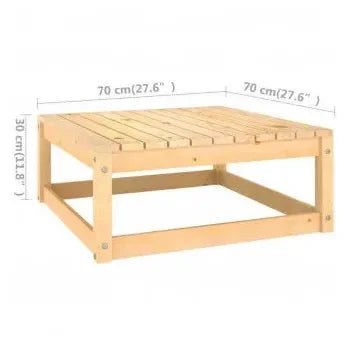 Juego de sofás con cojines y mesa de centro de madera de pino gris antracita de vidaXL 10