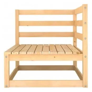 Juego de sofás y mesa para jardín con cojines 8 piezas madera y gris antracita de vidaXL 3