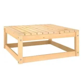 Juego de jardín con 14 piezas fabricadas en madera maciza con cojines color gris de vidaXL 4